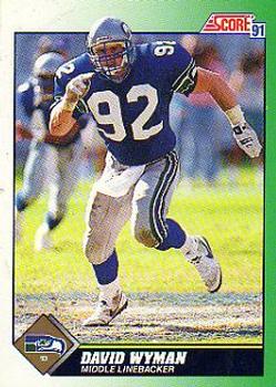 David Wyman Seattle Seahawks 1991 Score NFL #292